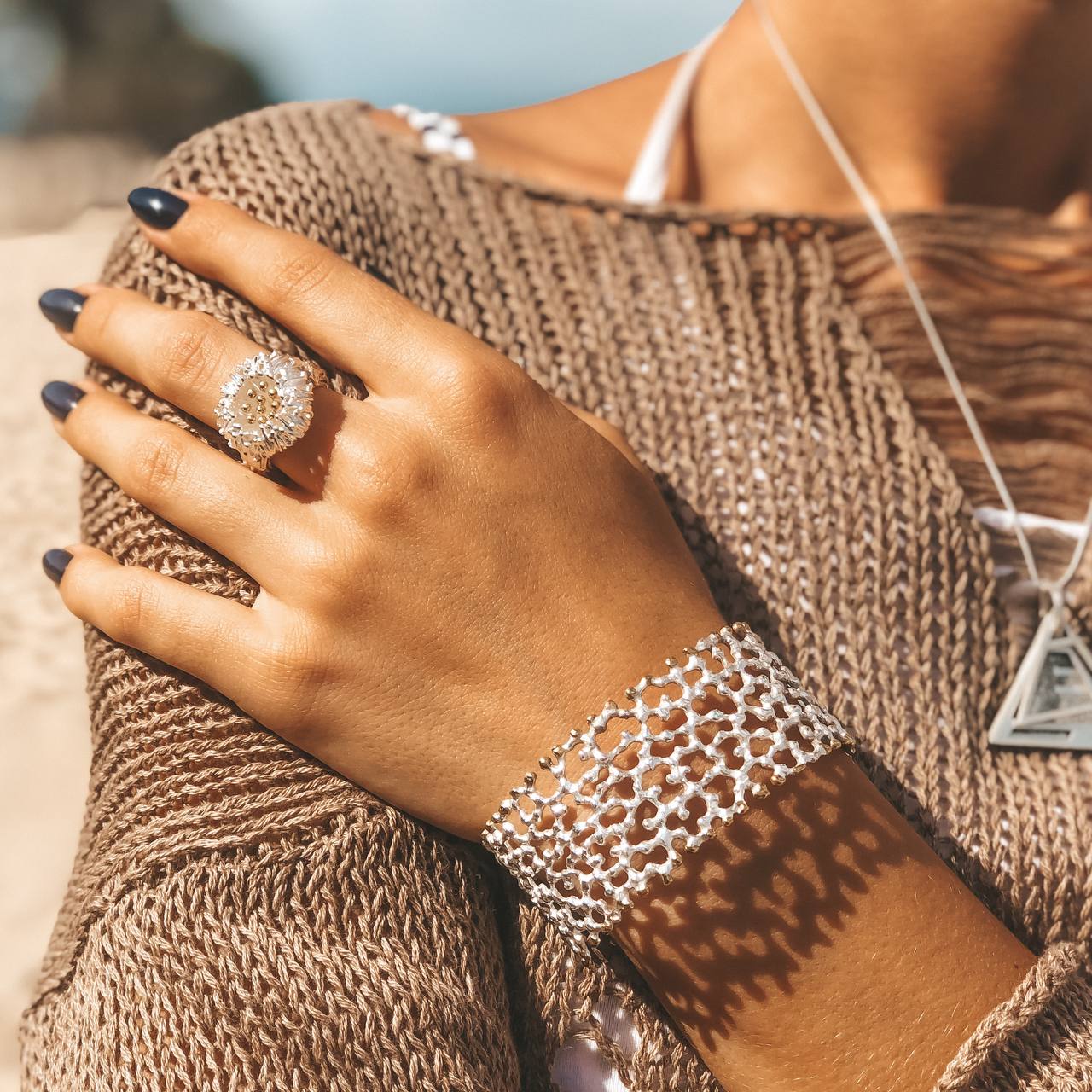 CORAL Wide Cuff Bracelet