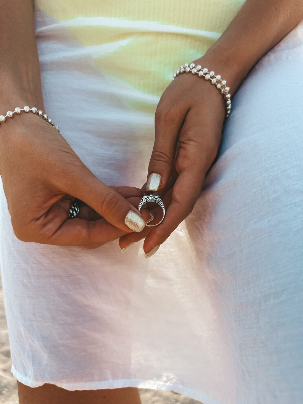 Blue Lace Ring