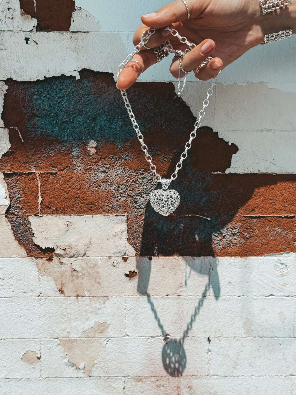 CORAL HEART Pendant